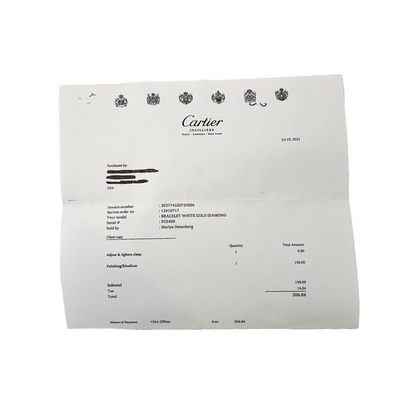 CARTIER Love Bracelet, Small Model, 10 Diamonds [White Gold] - Picture 5 of 6